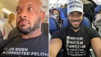 Social Media Roasts Man Whose Entire Brand Seems To Be 'Failing To Trigger The Libs With MAGA Clothes On Airplanes'